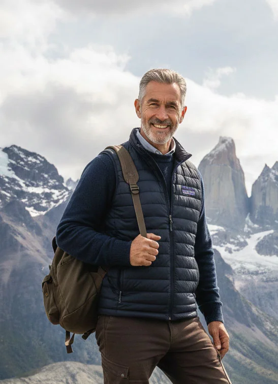 Marc Duval in Patagonia